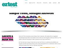 Tablet Screenshot of ez-test.com.au